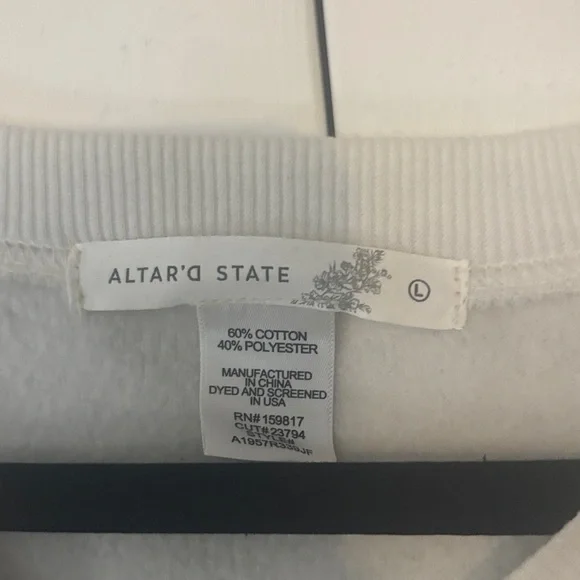 Altar'd State Cream Patisserie Paris Sweater - Picture 2 of 2